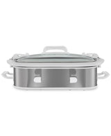 Crock-Pot 3.5-Quart Casserole Slow Cooker with Stainless Steel Finish