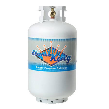 Flame King Propane Cylinder with a 30-lb Capacity