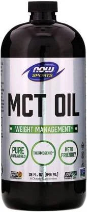 2-Pack NOW Sports MCT Oil, 32 fl oz Each