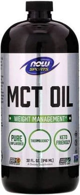 2-Pack NOW Sports MCT Oil, 32 fl oz Each