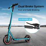 Foldable Adult Electric Scooter with APP Control, 19/25 Mph Max Speed and 21/25/35 Miles Range, 350/500/600W Motor, 8.5/10 Inflatable Tires, UL 2272 Certified