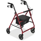 Medline Basic Steel Rollator for Everyday Mobility Support