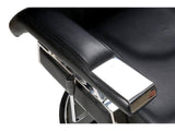 BarberPub All-Purpose Hydraulic Reclining Barber Chair in Black