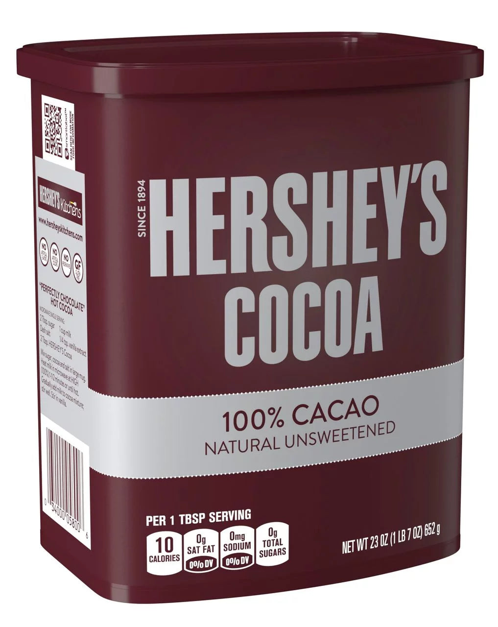Hersheys Natural Unsweetened Cocoa, 23 Oz.