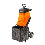 LawnMaster FD1503 15-Amp Electric Wood Chipper Shredder with 1.8-Inch Cutting Diameter and 14:1 Maximum Reduction