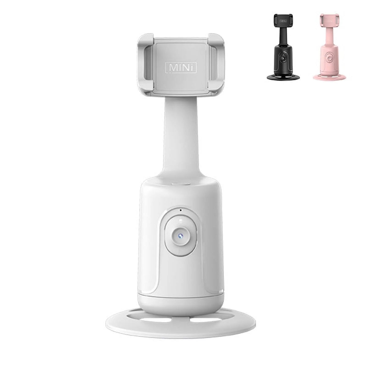 X XBEN Smart Face-Tracking Phone Tripod with 360° Rotation, Auto Body and Face Tracking Mount for Live Streaming, Vlogging and Video Shooting, White