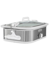 Crock-Pot 3.5-Quart Casserole Slow Cooker with Stainless Steel Finish