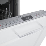 Bosch 800 Series Built-In Dishwasher with Top Controls, 18-Inch, Smart Features, 3rd Rack and 44 dBA, Custom Panel Ready