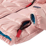 Patagonia Baby Hi-Loft Down Sweater Hoody in Seafan Pink, 18M