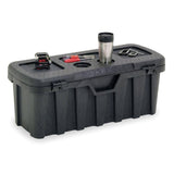 Contico 35-Inch Portable Tool Box, Black, Model 3514NLBK