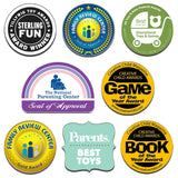 STEM Interactive Smart Books Collection with 4D Educational App, Featuring Dinosaurs, Planets, Sea Life, Bugs and Safari Animals