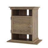 Rustic Oak Aquarium Stand by Flipper, Sized for 10- and 20-Gallon Tanks