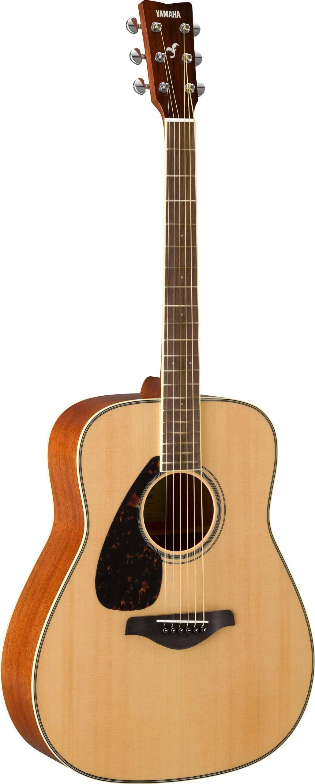 Yamaha FG820L Natural Acoustic Guitar Designed for Left-Handed Players