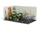 Suncast 8 x 10 ft. Outdoor Storage Shed with Metal and Resin Construction, Vanilla Finish