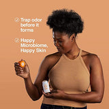 Hume Supernatural 3-Pack Deodorant for Women and Men, Amber Woods, Aluminum-Free Probiotic Formula with Aloe and Cactus Flower, Baking Soda-Free Protection for Sensitive Skin