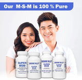 Sunshine Valley Super MSM Supplement Powder for Joint and Skin Health, 16 oz