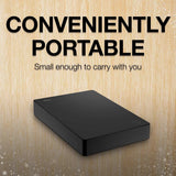 Seagate Portable 5TB External Hard Drive with USB 3.0, HDD Model STGX5000400
