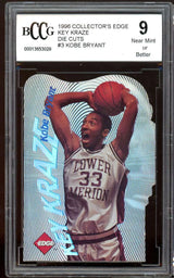 1996 Collectors Edge Key Kraze Die-Cut #3 Kobe Bryant Rookie Card, BGS BCCG 9 NM+