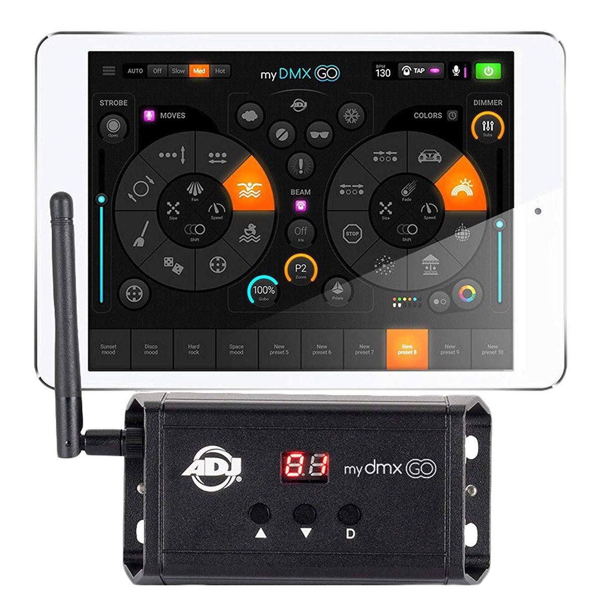 American DJ myDMX Go System for DMX Lighting Control
