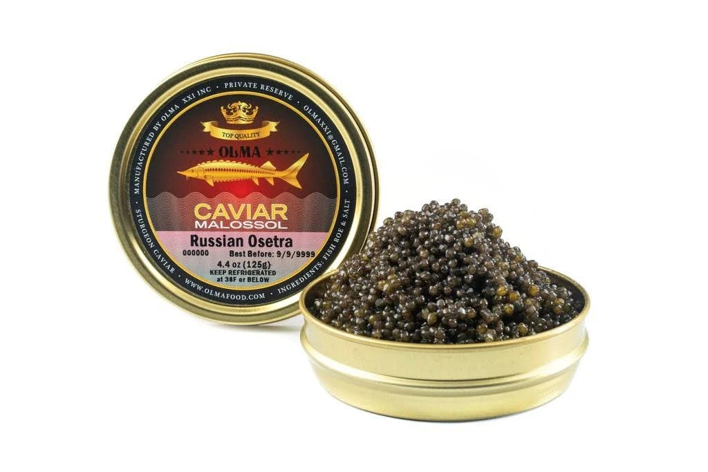 Russian Osetra Caviar, 4.4 oz (125g)