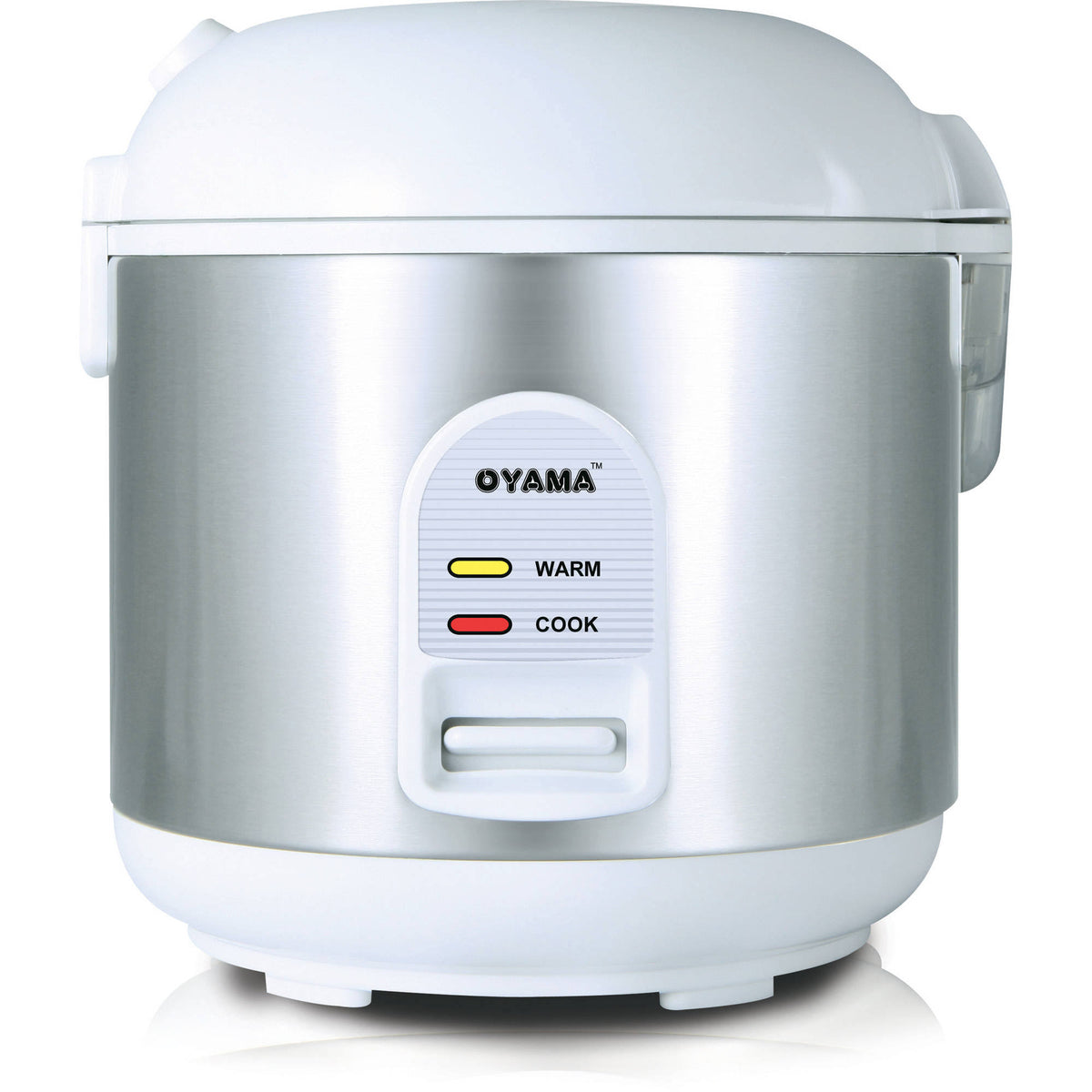 White Oyama 5-Cup All-Stainless-Steel Rice Cooker, Steamer and Warmer