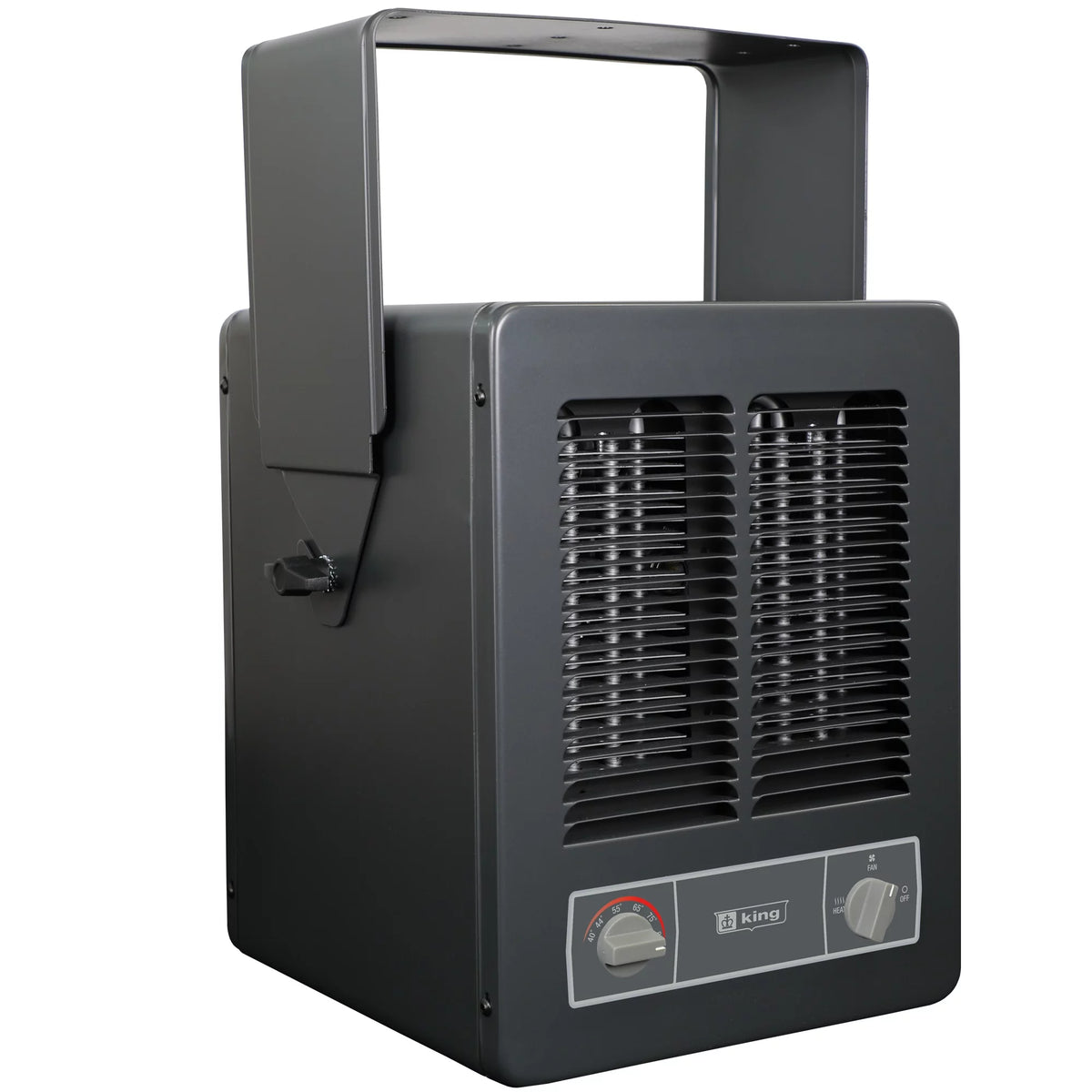 King Electric KBP1230 Compact Unit Heater, 2850W 120V 1 Ph Multi-Wattage Design, Almond