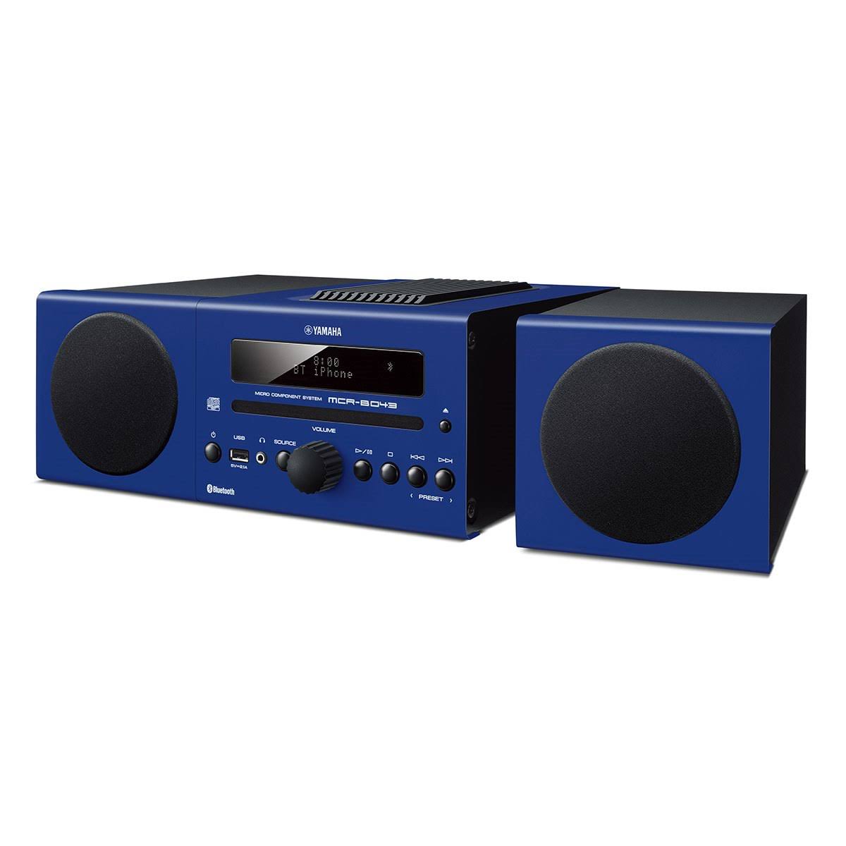 Yamaha MCR-B043BU Blue Bluetooth Mini System