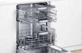 Bosch 800 Series Built-In Dishwasher, 24-Inch Top-Control Design with CrystalDry, Stainless Steel Tub and 3rd Rack, 40 dBa, Stainless Steel