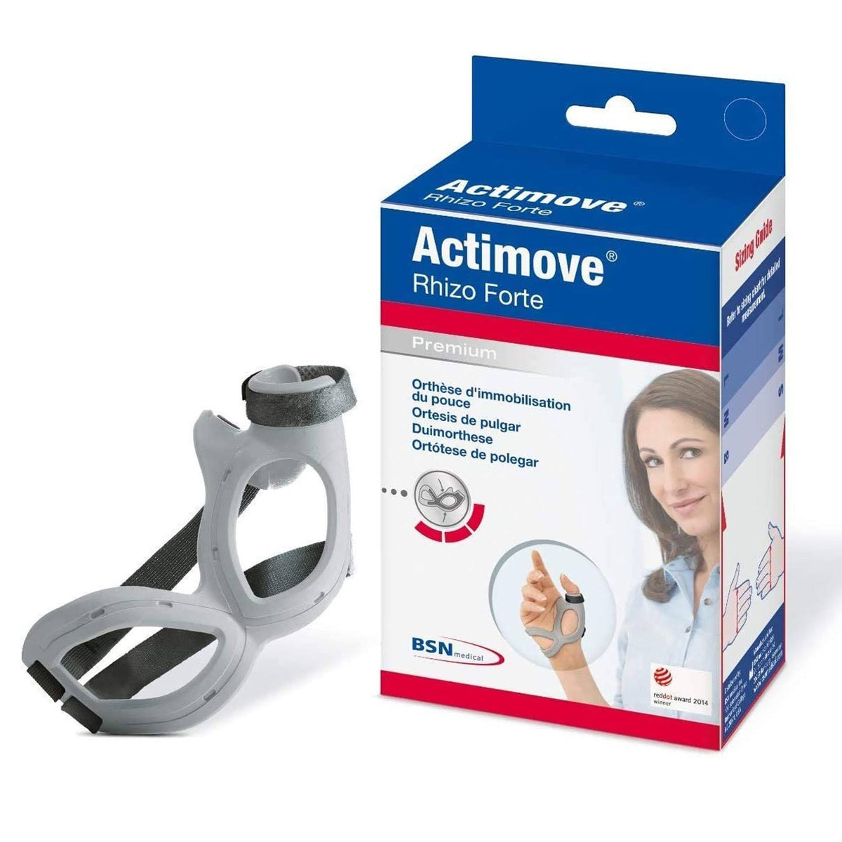 Actimove Rhizo Forte Left Thumb Support, Large Size
