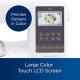 Computerized Sewing and Embroidery Machine with Wireless LAN, 135 Built-In Designs and 103 Stitches