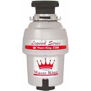 Waste King Legend Series L-3200 Garbage Disposal, Compact 3/4 HP Continuous-Feed Design