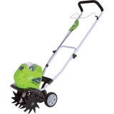 Greenworks G-Max 40V Cordless Cultivator with 10 in. Tilling Width, Model 27062