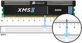 Corsair XMS3 16GB DDR3 1600MHz Desktop Memory Kit, 2 x 8GB, PC3-12800, 240-Pin Dual Channel, CMX16GX3M2A1600C11