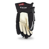 CCM JetSpeed FT350 Senior Hockey Gloves, Navy/White, 15.0×22