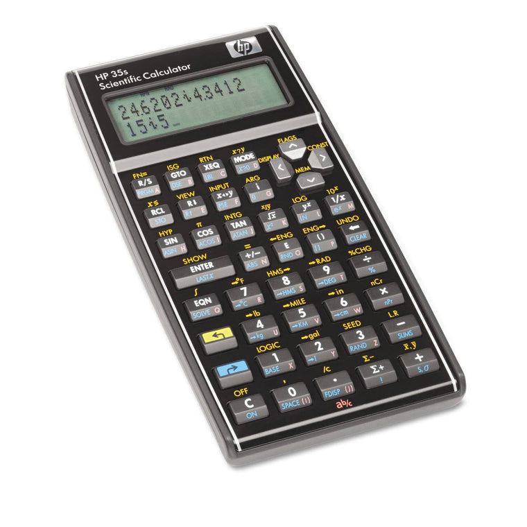 HP 35S Programmable Scientific Calculator with 14-Digit LCD