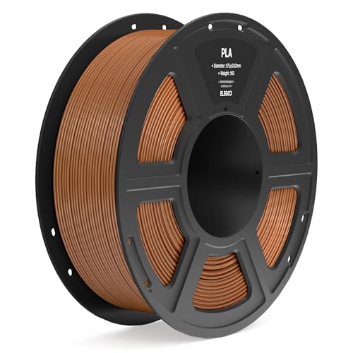 ELEGOO 4KG PLA Filament Bundle with 4pcs 1kg Spools, 1.75mm 3D Printer Filament with +/- 0.02mm Dimensional Accuracy for Most FDM Printers, Black White Dark Blue True Red