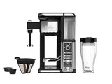 Ninja Pod-Free Coffee Maker with Auto-iQ, Hot & Iced Brewing, Built-In Milk Frother, 5 Brew Styles and Water Reservoir