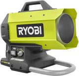 RYOBI 18V ONE+ Hybrid Forced-Air Heater with Propane Fuel Compatibility