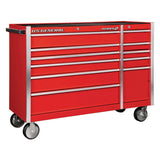 56 in. Red Double-Bank Roller Cabinet, U.S. General 64165