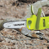 Sun Joe 8-Inch 8.0 Amp Convertible Pole Chain Saw, 2-in-1 Design, Green, Swj806e