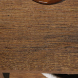 Sauder Trestle Bookcase with 5 Shelves, Vintage Oak Finish