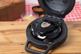 Grillbot Automatic Grill-Cleaning Robot with Protective Carry Case, Black