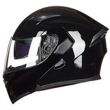 ILM Model 902 Modular Motorcycle Helmet with Flip-Up Full-Face Design, Dual Visors, DOT Certification, and 6 Colors