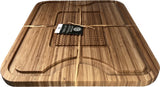 Extra-Large Reversible Bamboo Cutting Board for Meat, Cheese and Vegetables, Organic Wooden Carving Board for Kitchen Use