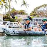 Intex Dakota K2 Two-Person Inflatable Kayak, Open Box Vinyl Set with Oars and Pump