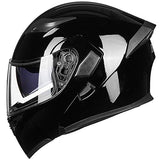 ILM Model 902 Modular Motorcycle Helmet with Flip-Up Full-Face Design, Dual Visors, DOT Certification, and 6 Colors