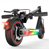 Foldable Adult Electric Scooter with APP Control, 19/25 Mph Max Speed and 21/25/35 Miles Range, 350/500/600W Motor, 8.5/10 Inflatable Tires, UL 2272 Certified