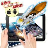 STEM Interactive Smart Books Collection with 4D Educational App, Featuring Dinosaurs, Planets, Sea Life, Bugs and Safari Animals