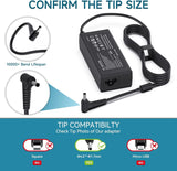 65W/45W Laptop Power Supply Charger for Lenovo IdeaPad 3, 5, 330, 330s, 320, 310, S340, S145, 100, 110, 110s, 120S-11IAP, 100S-11IBY, 130-15AST, 510s, 530s, 710S, Flex 5, 4, and 14 ADL45WCC, with Cord
