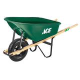 Ace Steel Residential Wheelbarrow with 6 cu ft Capacity